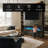 60" 3 Sided Electric Fireplace Insert, in Wall Modern Fire Places Electric Fireplace Heater Recessed for Living Room-1025387812