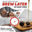 Cafetière Gourmia 5 tasses avec infusion à une touche, pause et service, fonction de maintien au chaud, noir