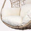 Balancelle en osier Chanay, balancelle avec support, structure en métal et coussin résistant aux rayons UV-1917526361-1917526439