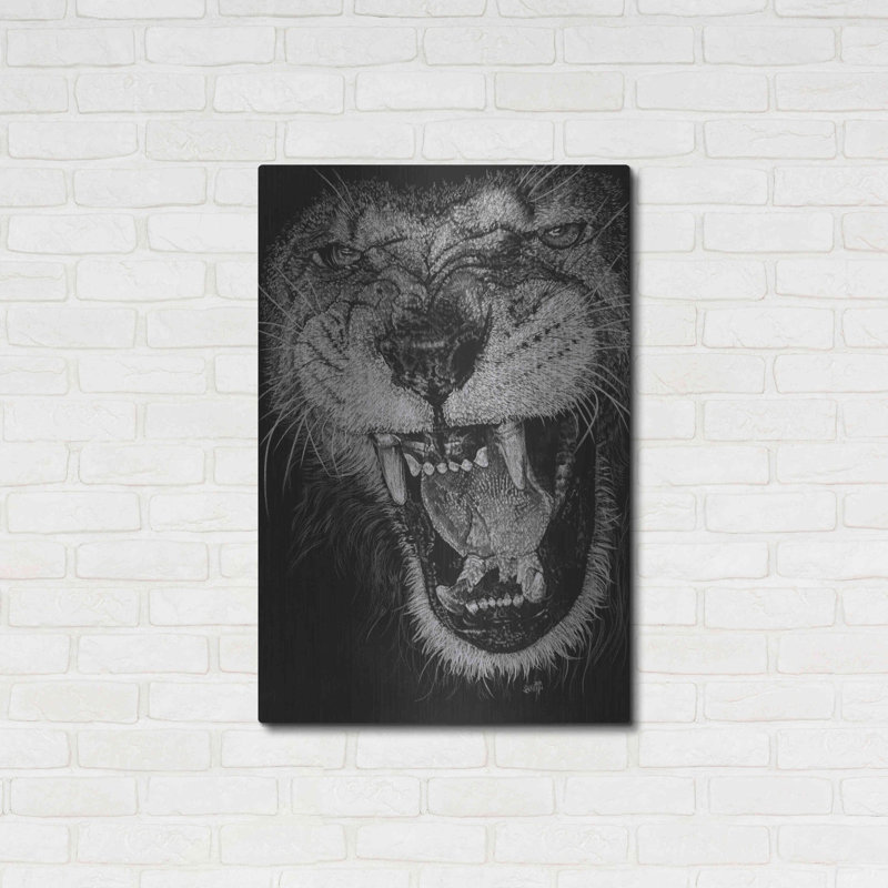 Madness par Barbara Keith - reproduction d'art sur métal sans cadre, H 36 po x l 24 po x P 0,13 po