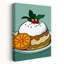 Festive Christmas Pudding Classic Traditional Contemporary Winter, impression d'art mural-2140908250