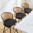 Cane Back Swivel Upholstered Stool-310099299-310099296-323371339
