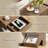 Farmhouse Nightstand With Drawer And LED Light
