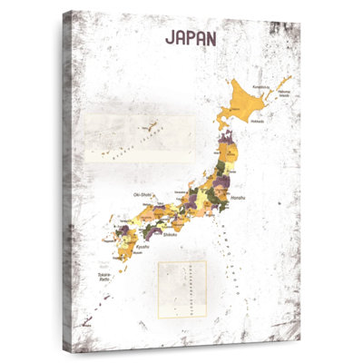 Carte politique du Japon à Aliaz