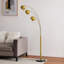 Lampe sur pied à branches 85 "à 3 lumières avec interrupteur rotatif 85"