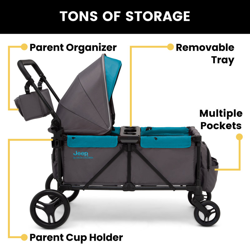 All Terrain Jeep Baby Travel System Delta Children Jeep Sport All-Terrain  Stroller Wagon By Delta