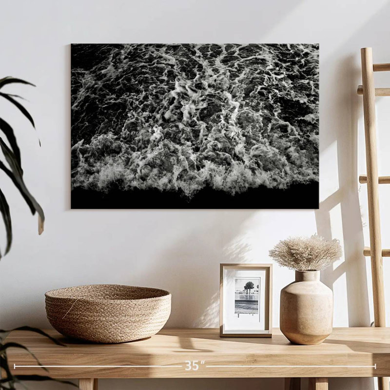 Gillard Dark Ocean Waves, 34" H x 51" W