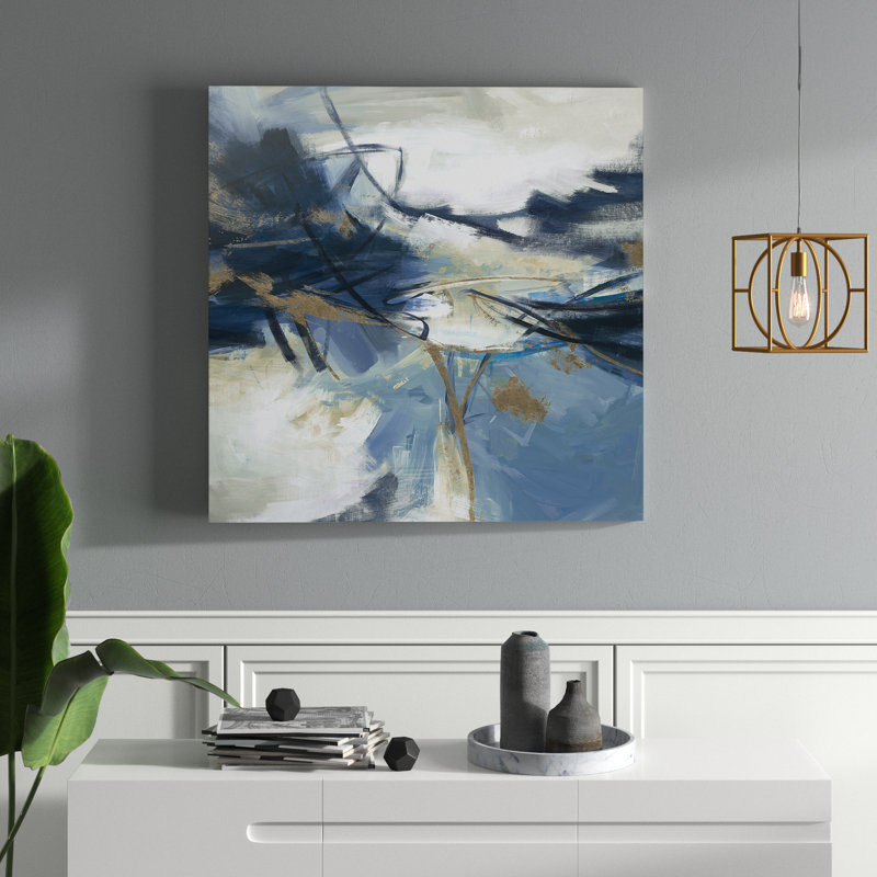 Gold Rush V1 - Reproduction d'art sur toile tendue, H 32 po x l 32 po x P 1 po
