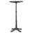 Pine Round Solid Wood Top Metal Base Dining Table-100556153-100556152