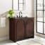 Meuble-lavabo simple 36 po avec plateau en céramique Modway Appia-94387484-94387483