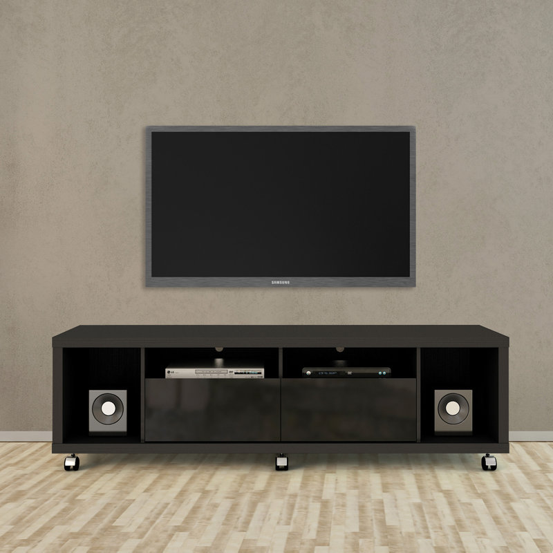 Bassetti TV Stand for TVs up to 70", Black