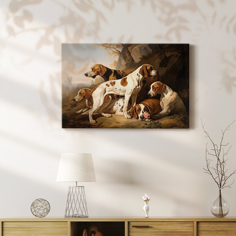 Animaux, paysage, série CDxxxviii, H 40 po x l 60 po