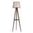 Solana Walnut Drum Shade Floor Lamp
