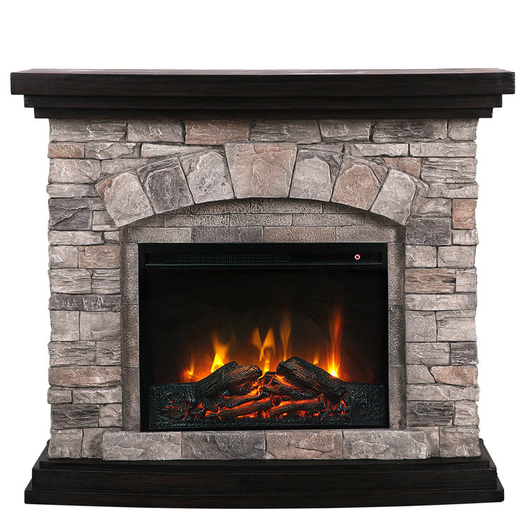 Millwood Pines Selsey 45'' W Electric Fireplace u0026 Reviews | Wayfair