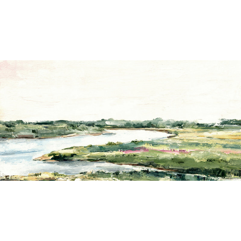 Finding Peace by Marmont Hill - Wrapped Canvas Painting, 76cm H x 152cm W