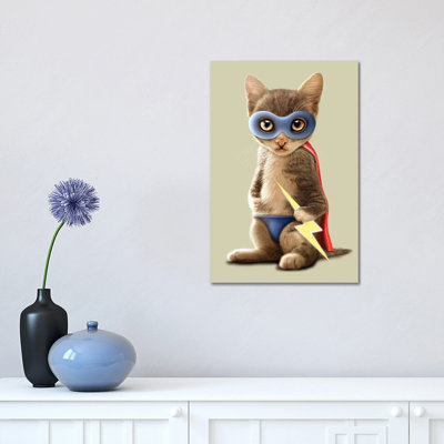 Thunder 1 Piece Wrapped Canvas Wall Art