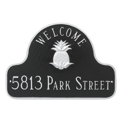 Lexington 2-Line Wall Address Plaque