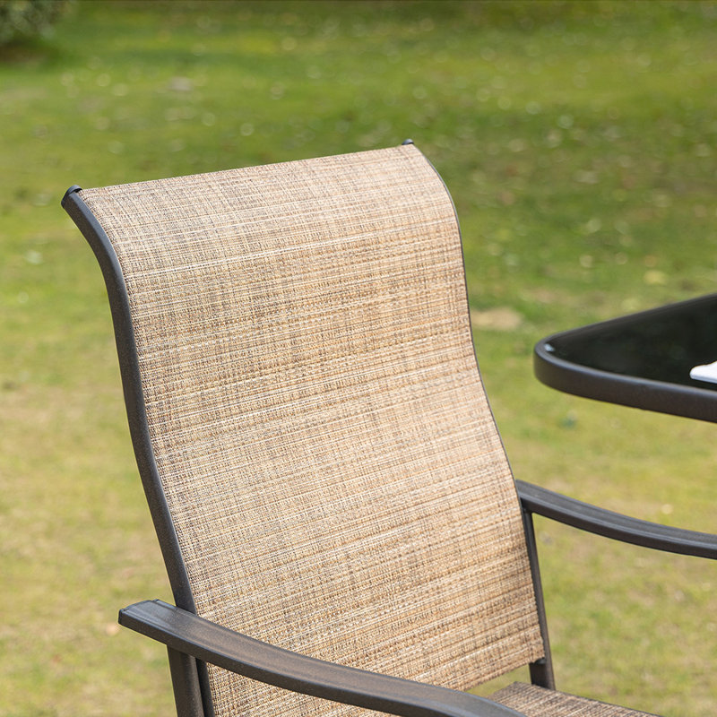 Sharrief 2 - Person Patio Dining Set with Square Table