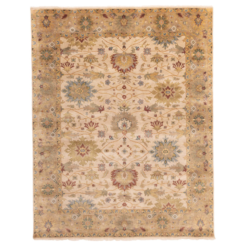 Tapis ivoire Jules Serapi 7 pi 11 po x 9 pi 11 po