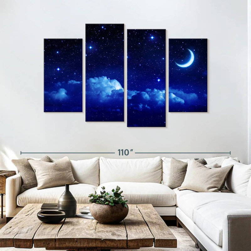 Ciel nocturne Alvord, H 54 po x l 84 po