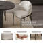 Ensemble de table de salle à manger 86,61 "moderne ovale noir avec 8 chaises pour la cuisine, le bar et le salon-68311166-68311161-98321436