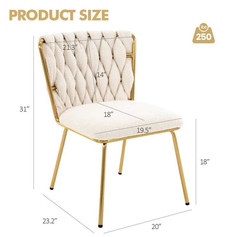 Chaise de salle d'attente avec structure en métal