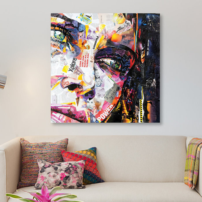 «Fashion», impression sur toile, H 26 po x l 26 po x P 1,5 po, Toile tendue, Pas de tapis