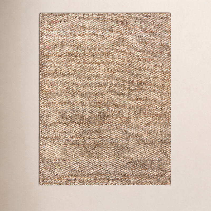 Jaramillo Annelynn Farmhouse Handmade Jute Natural Rug, Rectangle 8'6" x 11'6"
