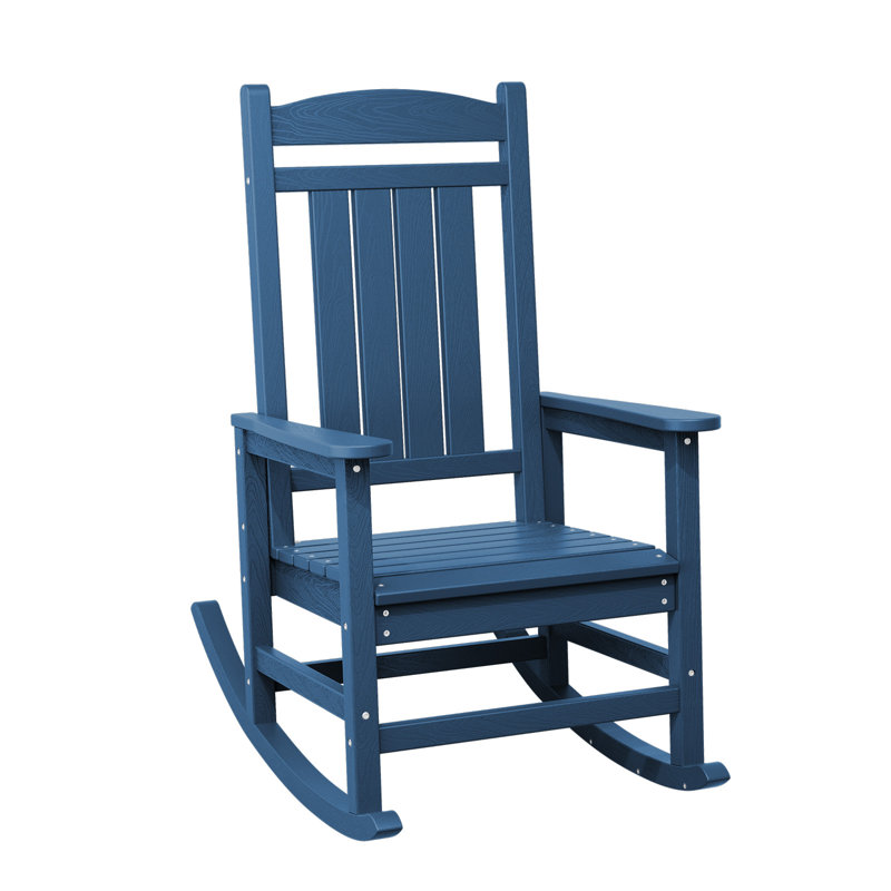 Chaise berçante en PEHD Adirondack, Marine