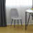 17'' H Linen Upholstered Metal Side Chair-398700335