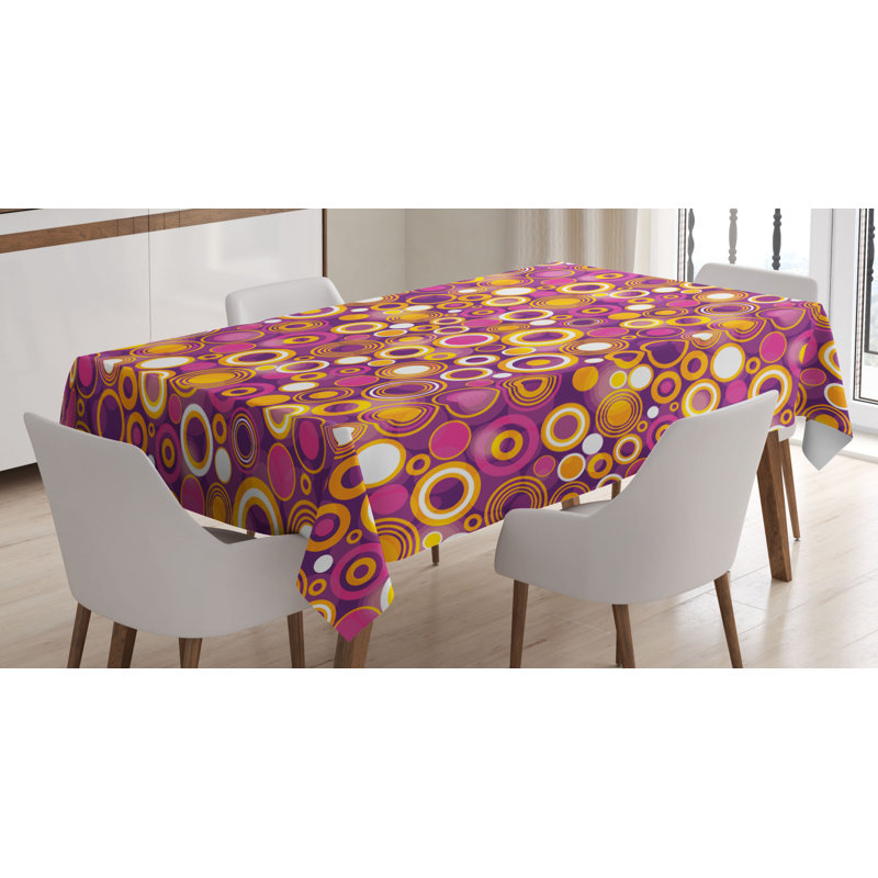 Geometric Tablecloth, 90" L x 60" W