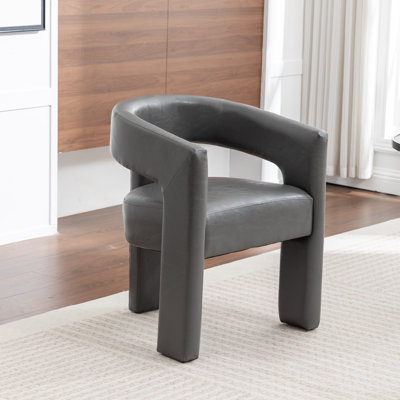 Caleb Upholstered Faux Leather Dining Chairs