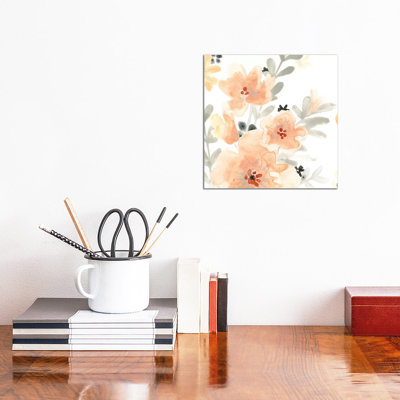 Blush Garden III by June Erica Vess - Wrapped Canvas Painting