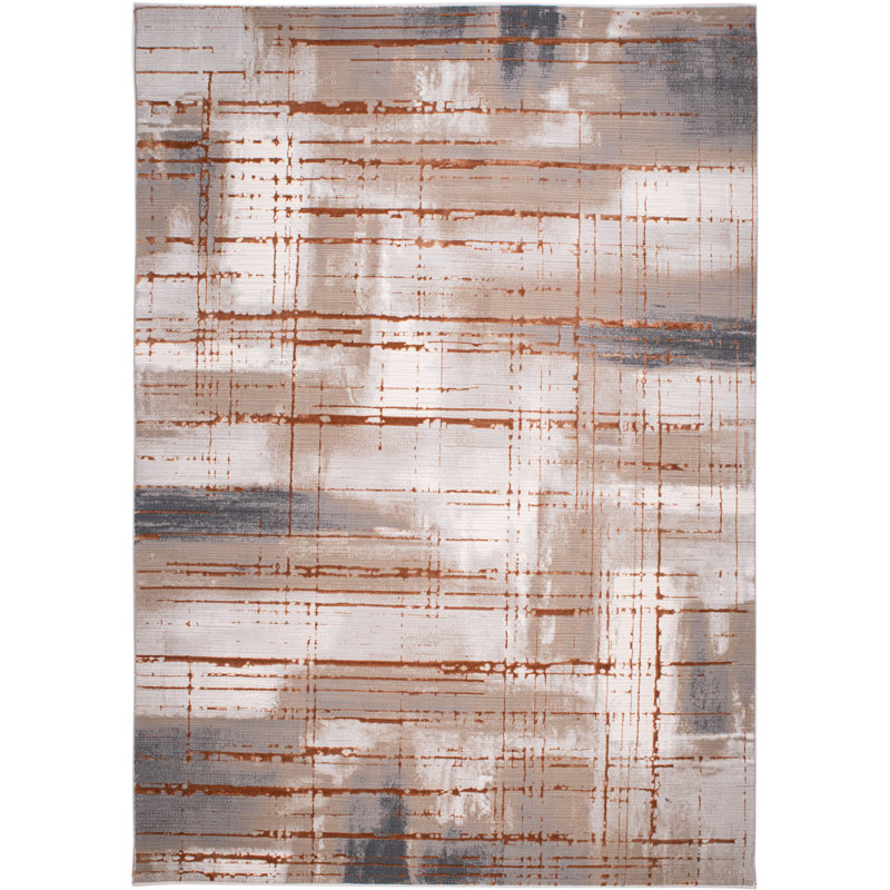 Metz Geometric Indoor Rug, Rectangle 5'2" x 7'
