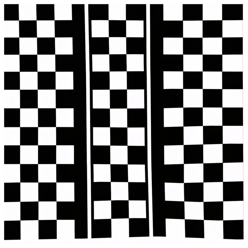 Black White Checkered Comforter, Queen