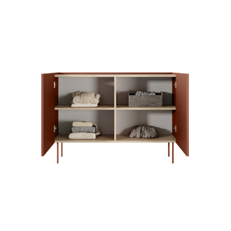 Bernistine 120cm Sideboard, Ceramic Red