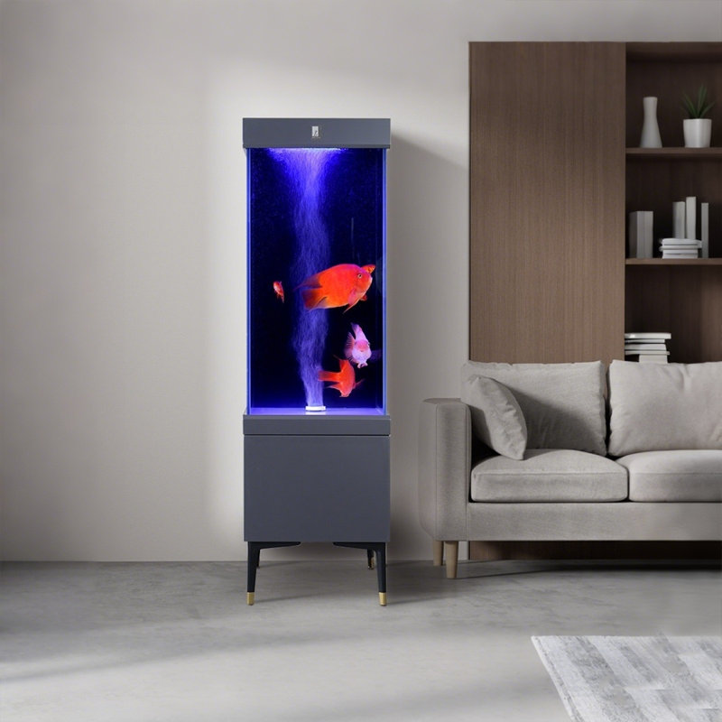 Aquarium en verre 15,75 po, Grey