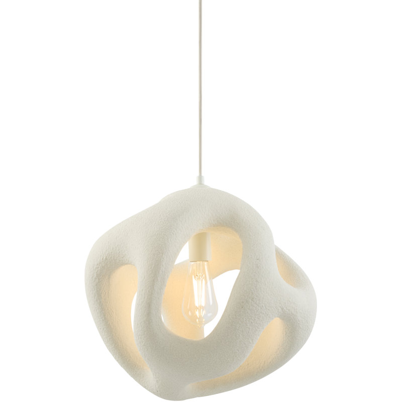 Armster Pendant, 59" H x 18" W x 18" D, Cream