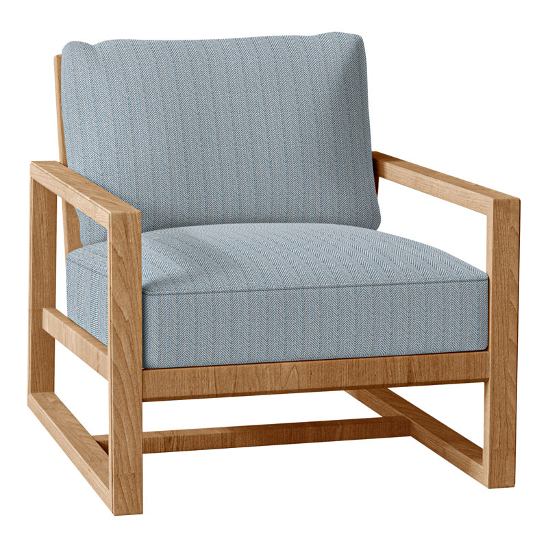 Méridienne Avondale, Teck naturel, Welt + bourre standard, Perigold ‑ platine Ishi