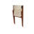 Stakmore Retro Modern Upholstered Folding Chair, Cherry Frame with Off White Vinyl-1382376637