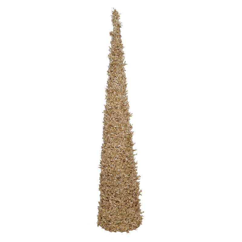 A cheerful Christmas cone tree to make your indoor seasonal décor much easier! Place it in your favorite part of the house and let it simply adorn your table, shelf, or mantel with holiday cheer.