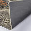Eliel Geometric Hand Tufted Black/White/Orange Area Rug-1529488822