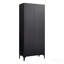 Armoire de rangement à 2 portes en métal avec tablettes réglables et armoire de rangement en acier-896828491