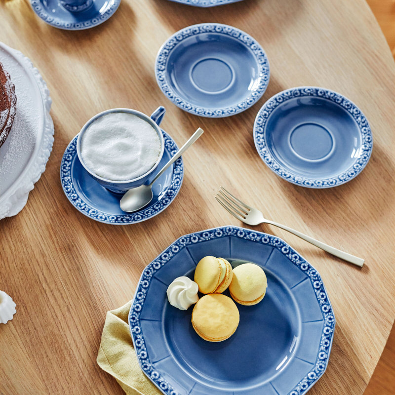 Maria Porcelain Salad/Dessert Plate, White
