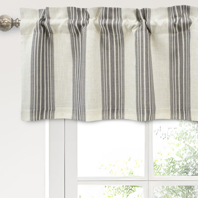 Akhill Striped Tailored Window Valance