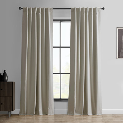 Kingsteignt Thermal Blackout Rod Pocket Single Curtain Panel