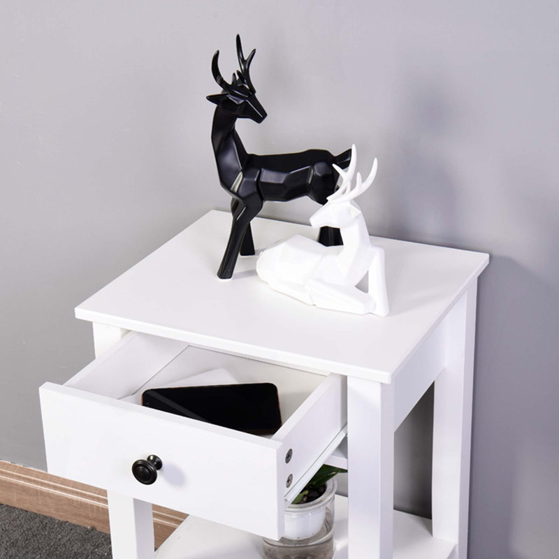 Bathroom Floor-Standing Storage Table With A Drawer