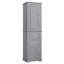 Grande armoire de rangement autoportante en lin pour salle de bain-188461558