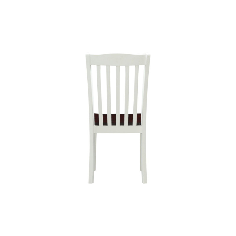 Chaise de salle à manger avec dossier à lattes, chaise de cuisine