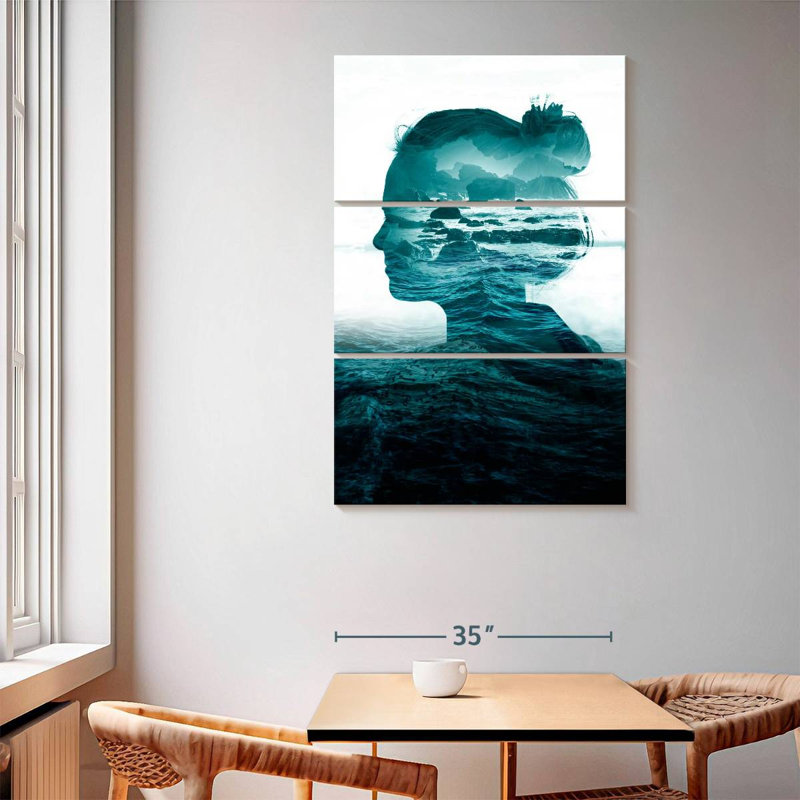 Leisha The Sea Inside, 65" H x 42" W